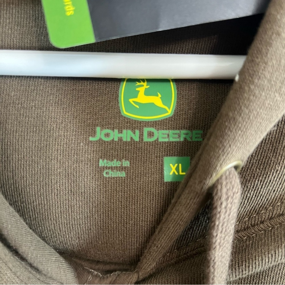 John Deere brown Graphic Tractor Sweatshirt Size XL - Picture 11 of 11
